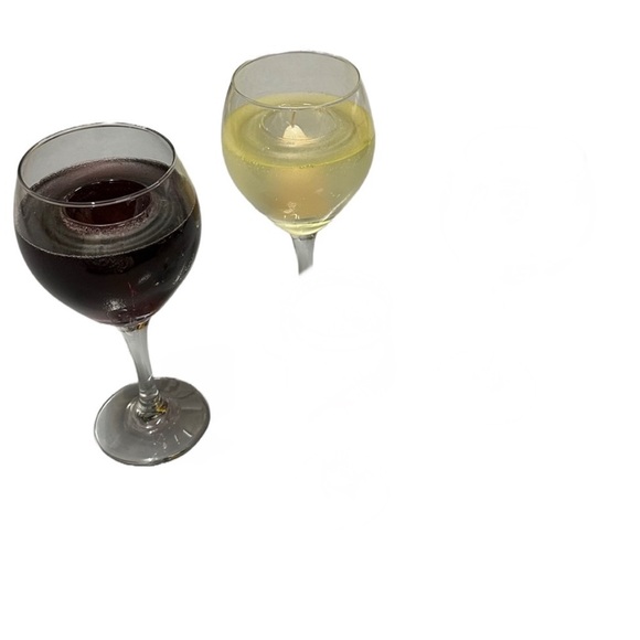 2 wine glass candle holders - Picture 2 of 5